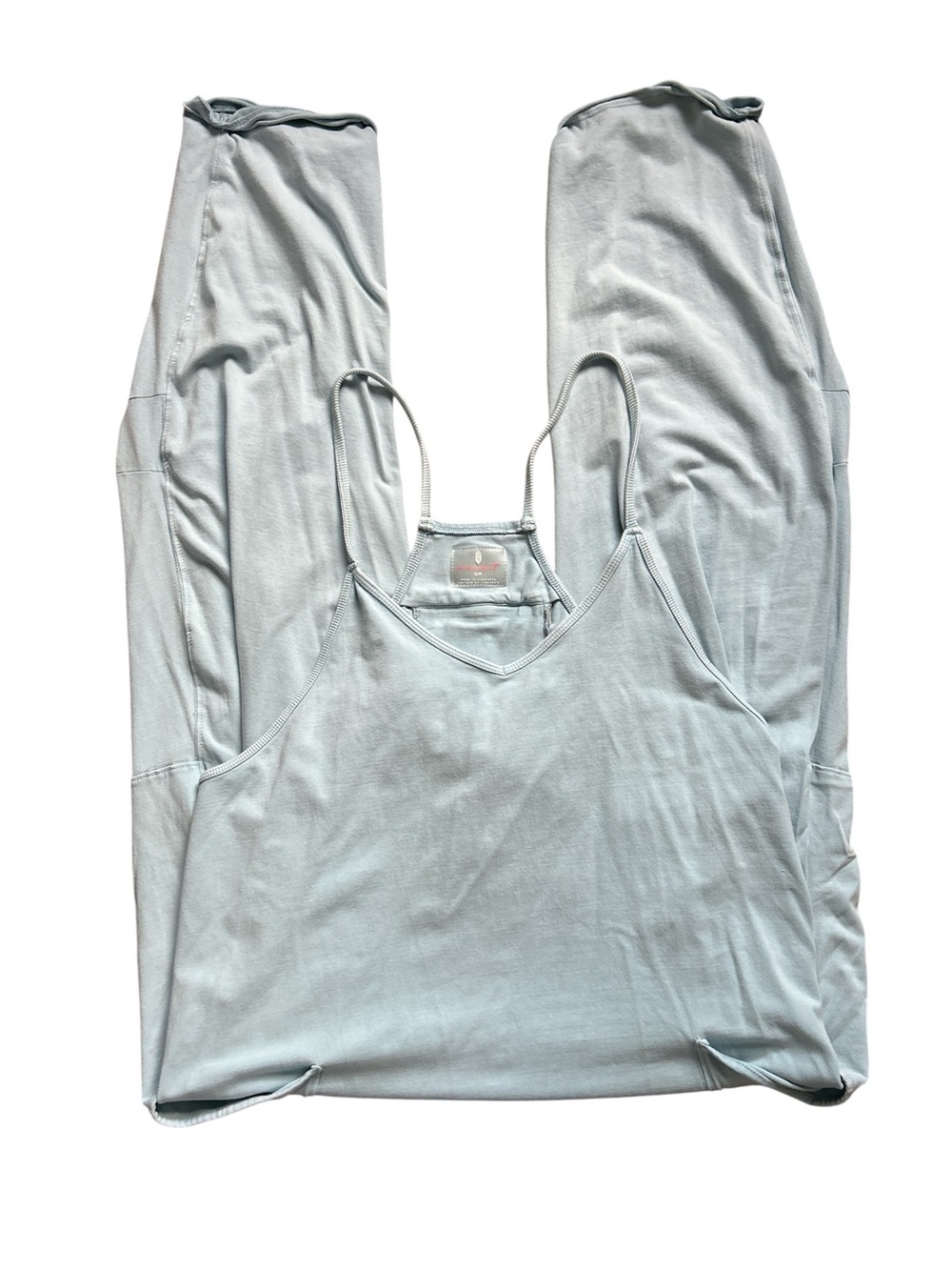 Free People Movement Light Blue Hot Shot Onesie Jumpsuit - Picture 3 of 4